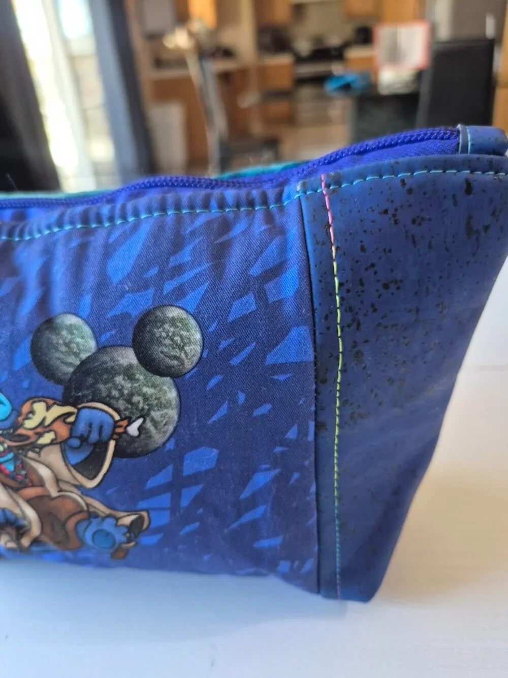 Handcrafted 10x6 Alien Master‎ Pouch | Waterproof Lining | Handmade Travel Bag